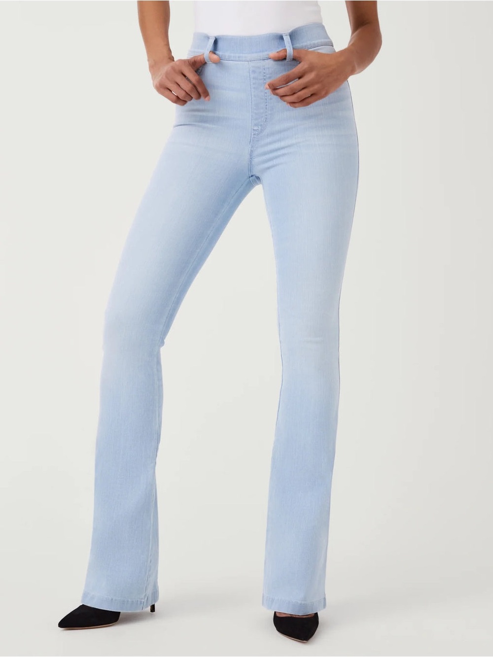 NWT SPANX Flare Jeans Light Wash | M Tall & L Tall Available | Slimming